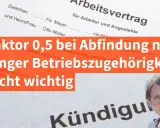 Faktor 0,5 bei Abfindung nach langer Betriebszugehörigkeit nicht wichtig. Wie viel Abfindung steht mir zu nach 20 Jahren?