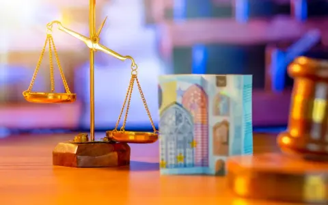 Goldene Waage, Euro-Scheine und ein Hammer. Die Frage: prozesskostenhilfe wie lange dauert bewilligung?