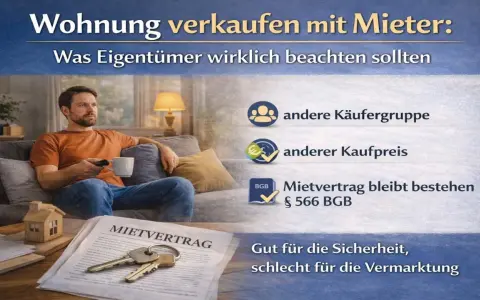 Mann auf Sofa mit Fernbedienung und Tasse. Thema: Vermieter verkauft Wohnung, muss ich ausziehen? Mietvertrag bleibt bestehen.