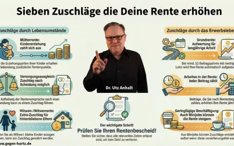 So erhöhen Sie Ihre Rente: Kindererziehung, Versorgungsausgleich, Witwenrente, Grundrente, Minijobs – so finden Sie Ihre Rentenpunkte.