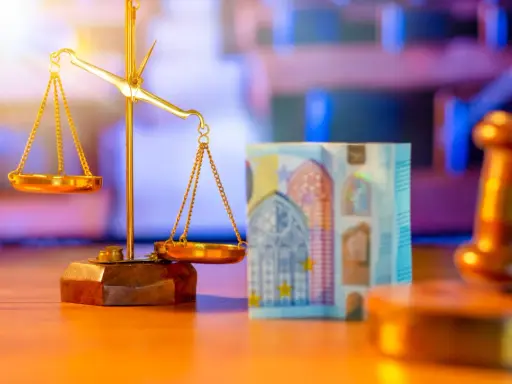 Goldene Waage, Euro-Scheine und ein Hammer. Die Frage: prozesskostenhilfe wie lange dauert bewilligung?