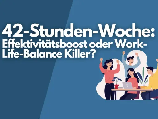 42-Stunden-Woche: Steigert sie die Effektivität oder killt sie die Work-Life-Balance? Ein Team feiert Erfolge.