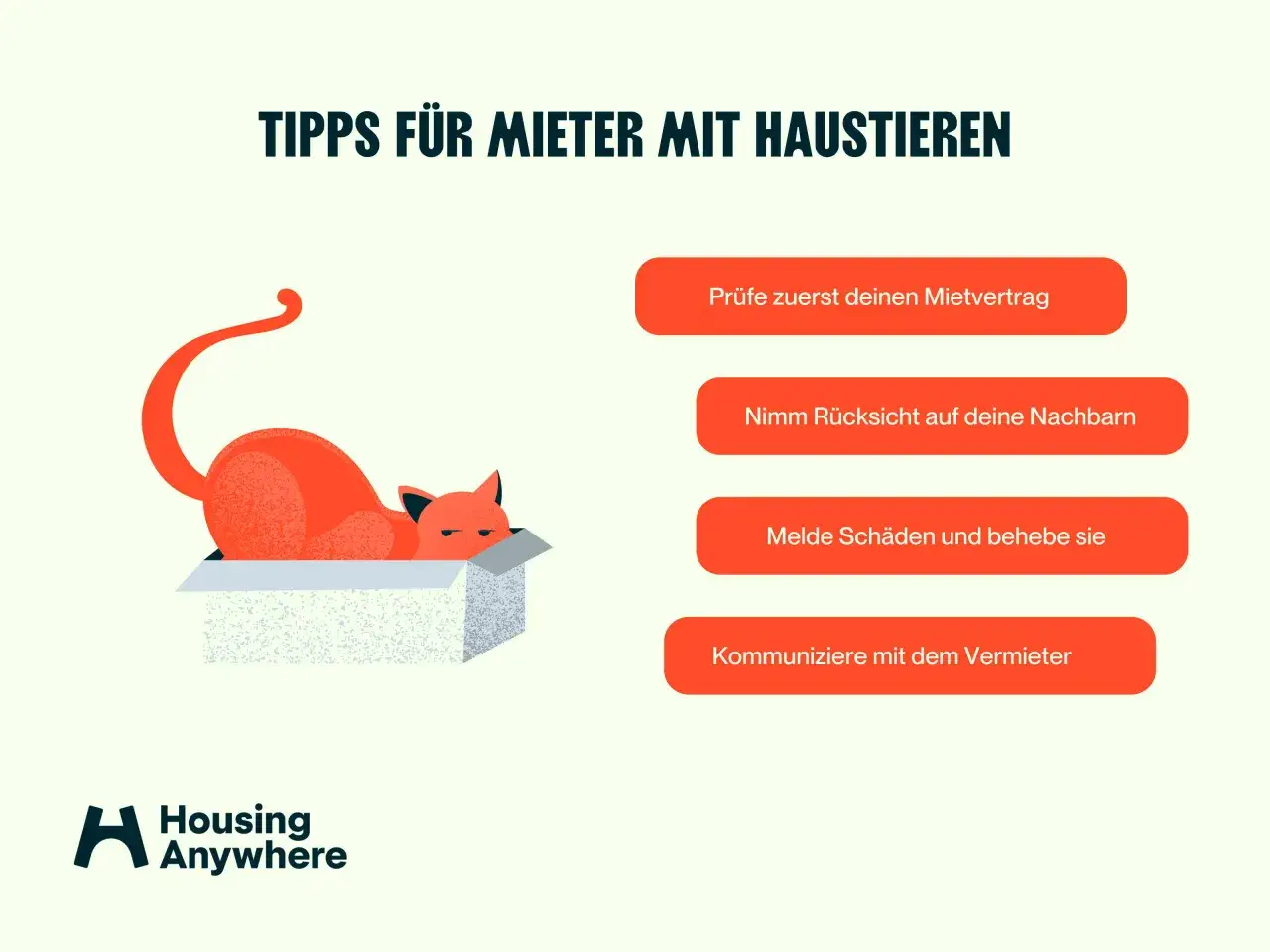 Tipps für Mieter mit Haustieren: Prüfe den Mietvertrag, sei rücksichtsvoll. Darf ein Vermieter Haustiere verbieten? Kläre das!