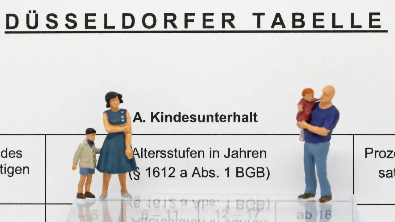 Düsseldorfer Tabelle zeigt eine Familie, die die Grundlage für die Kindergrundsicherung Tabelle bildet.